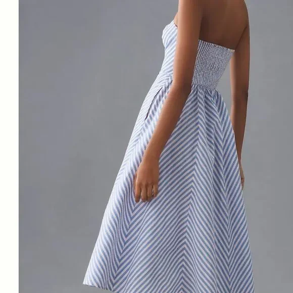 Maeve Strapless A-Line Dress by Anthropologie - Picture 5 of 9